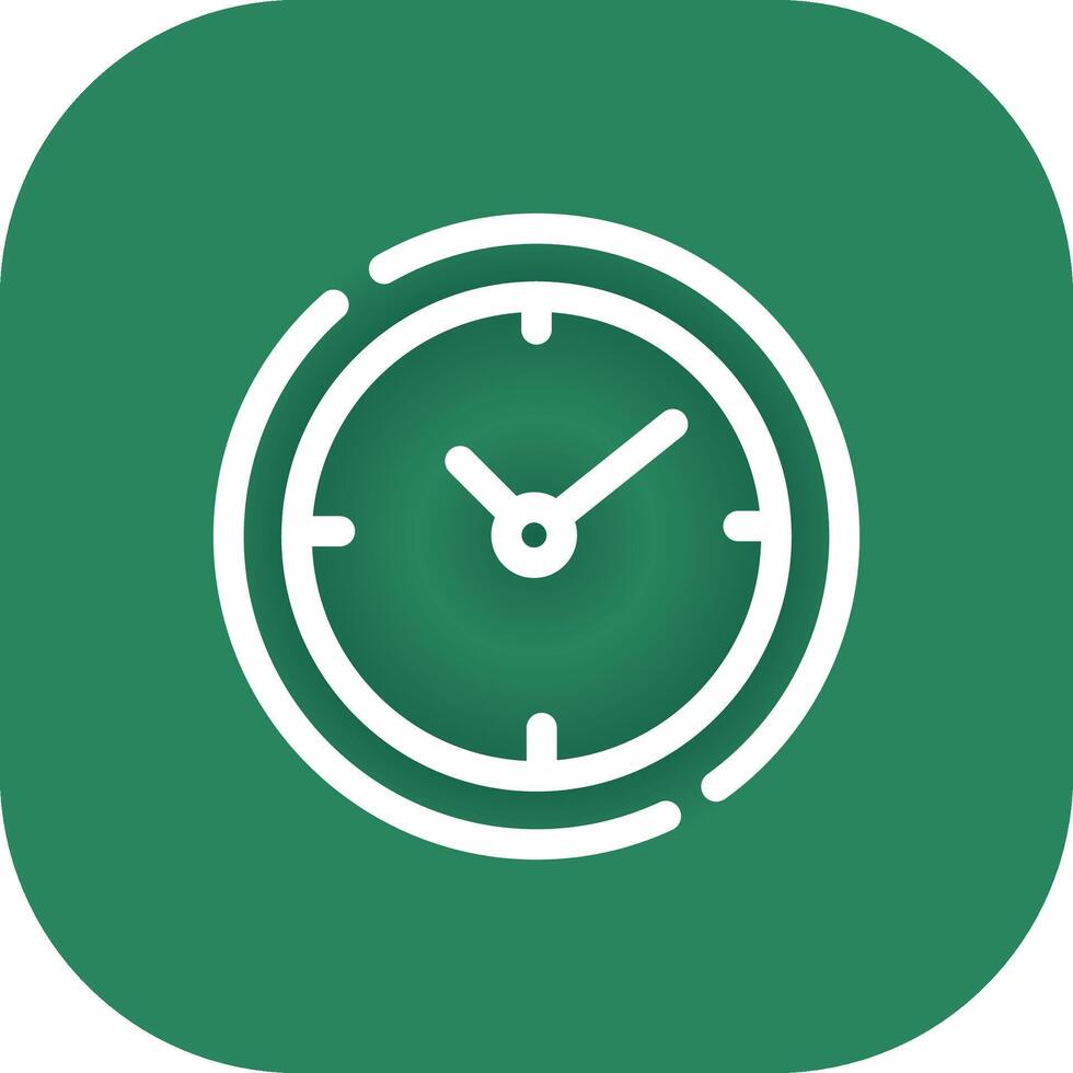 Uhr kreatives Icon-Design vektor