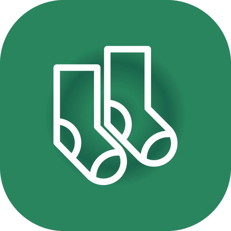 Socken kreatives Icon-Design vektor