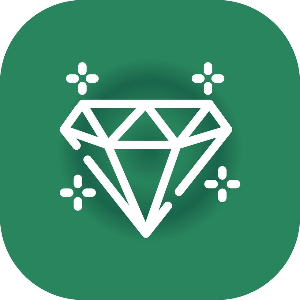 Diamant kreatives Icon-Design vektor