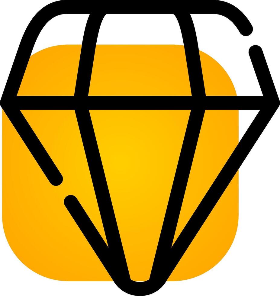 Diamant kreatives Icon-Design vektor