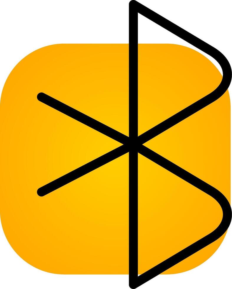 Bluetooth kreatives Icon-Design vektor