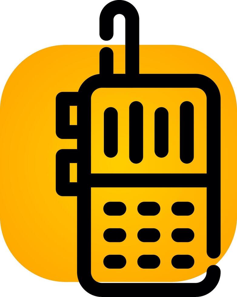 Walkie-Talkies kreatives Icon-Design vektor