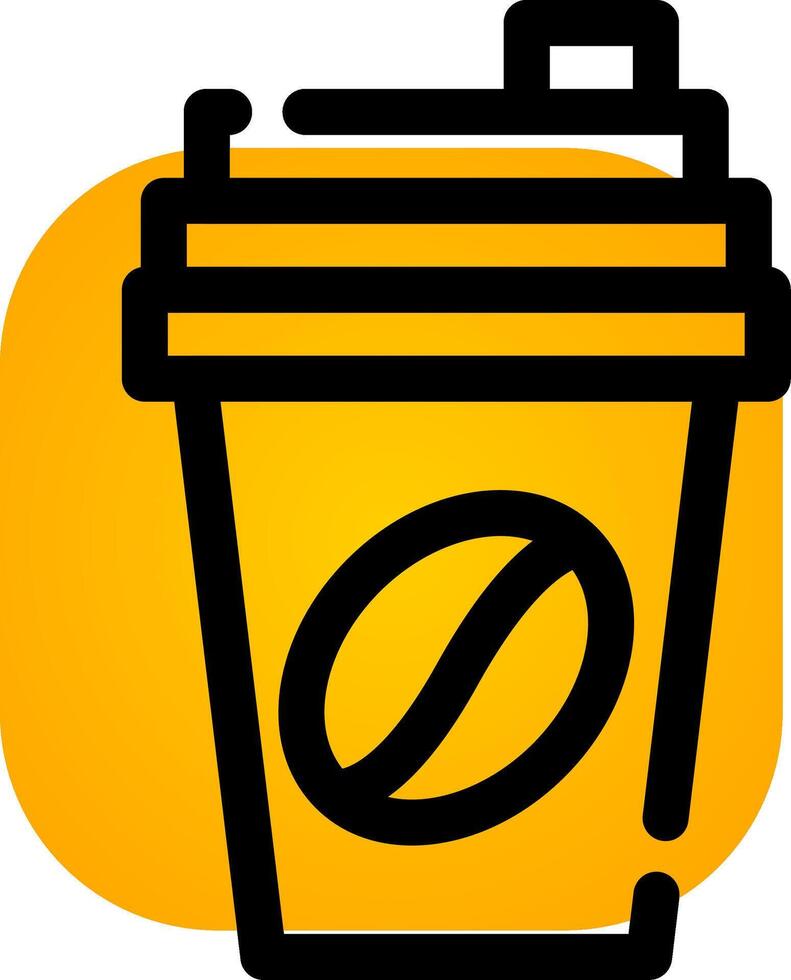 Kaffee kreatives Icon-Design vektor