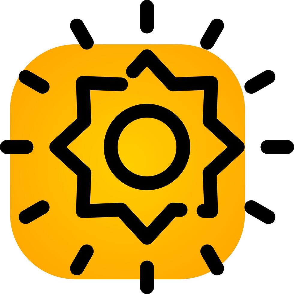 Sonne kreatives Icon-Design vektor