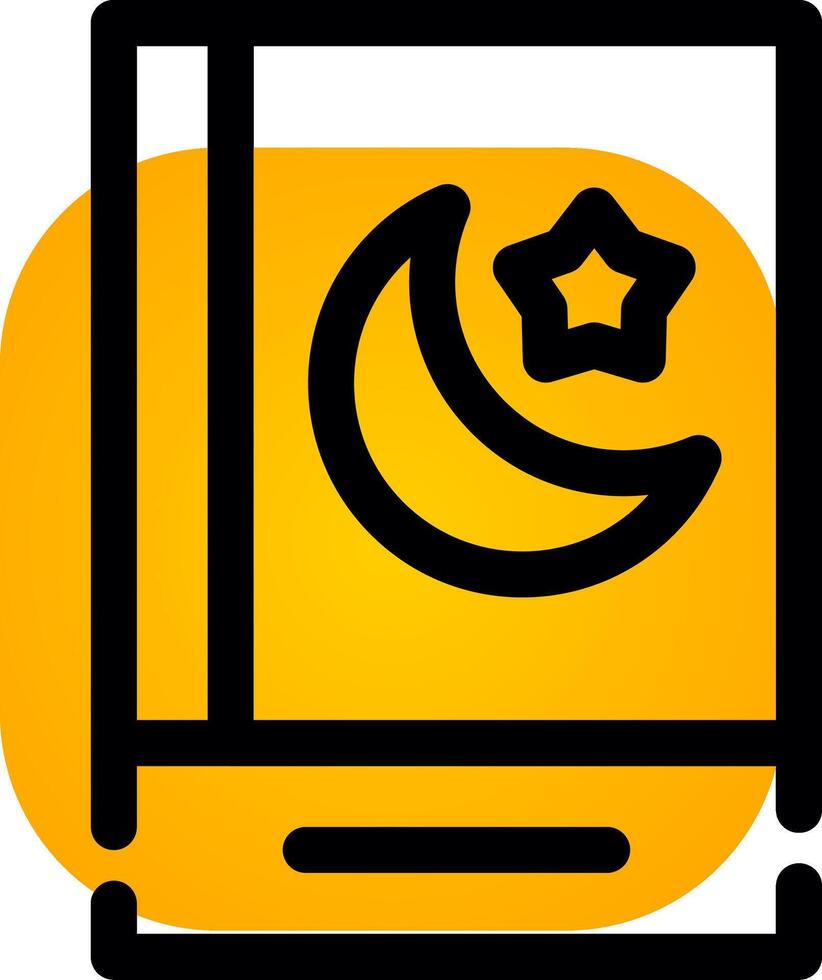 Koran kreatives Icon-Design vektor