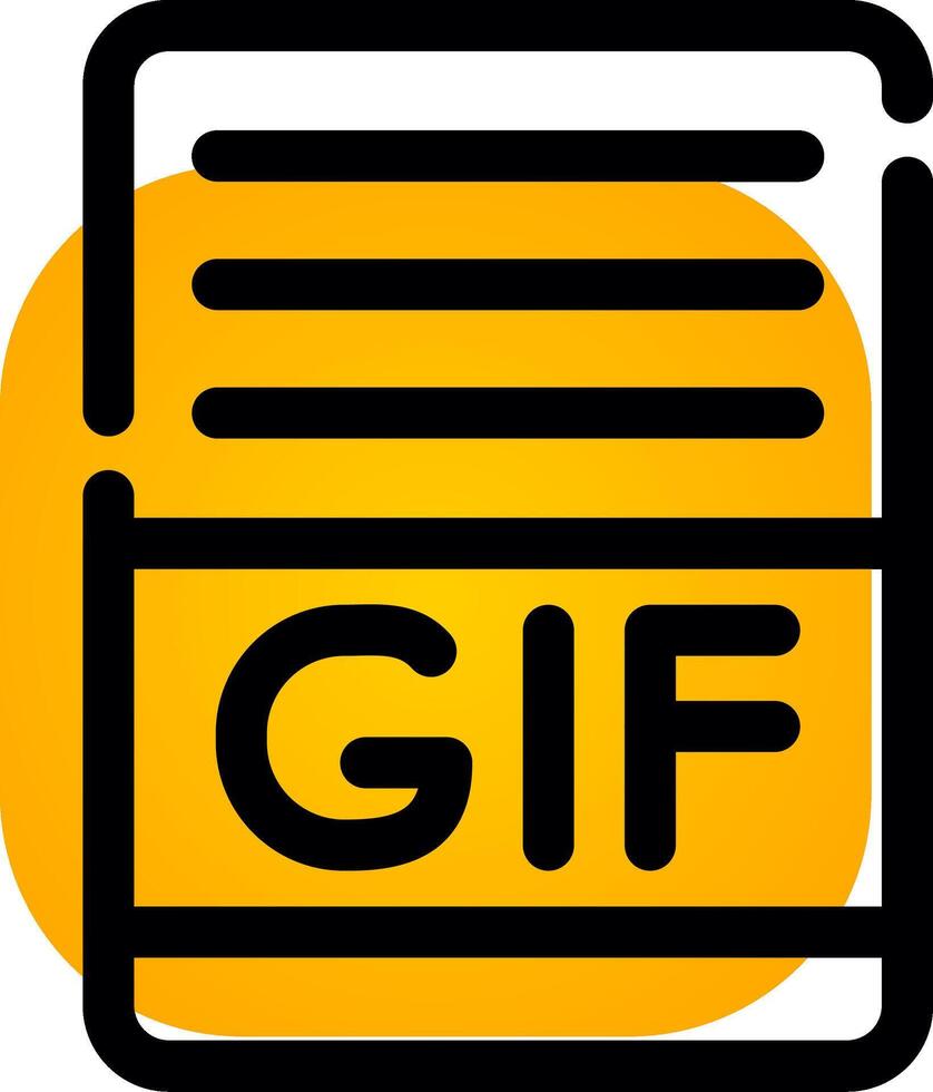 gifs kreativ ikon design vektor