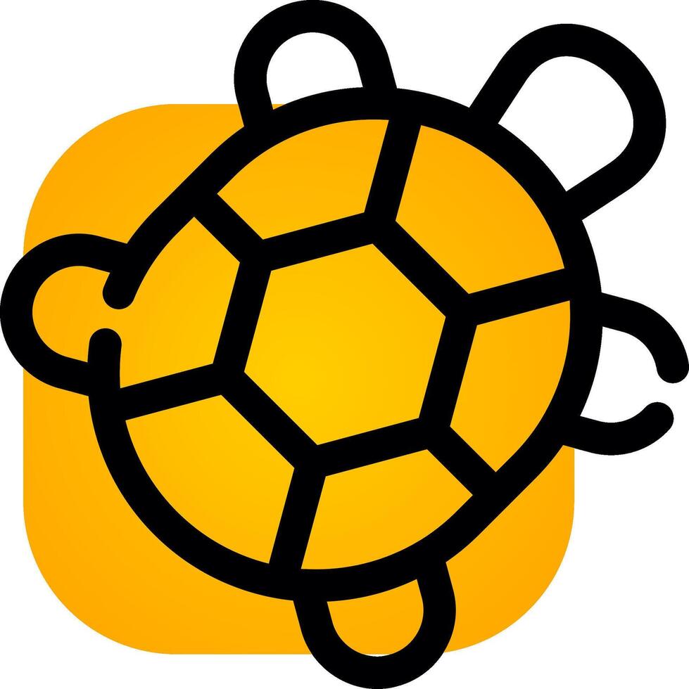 Schildkröte kreatives Icon-Design vektor