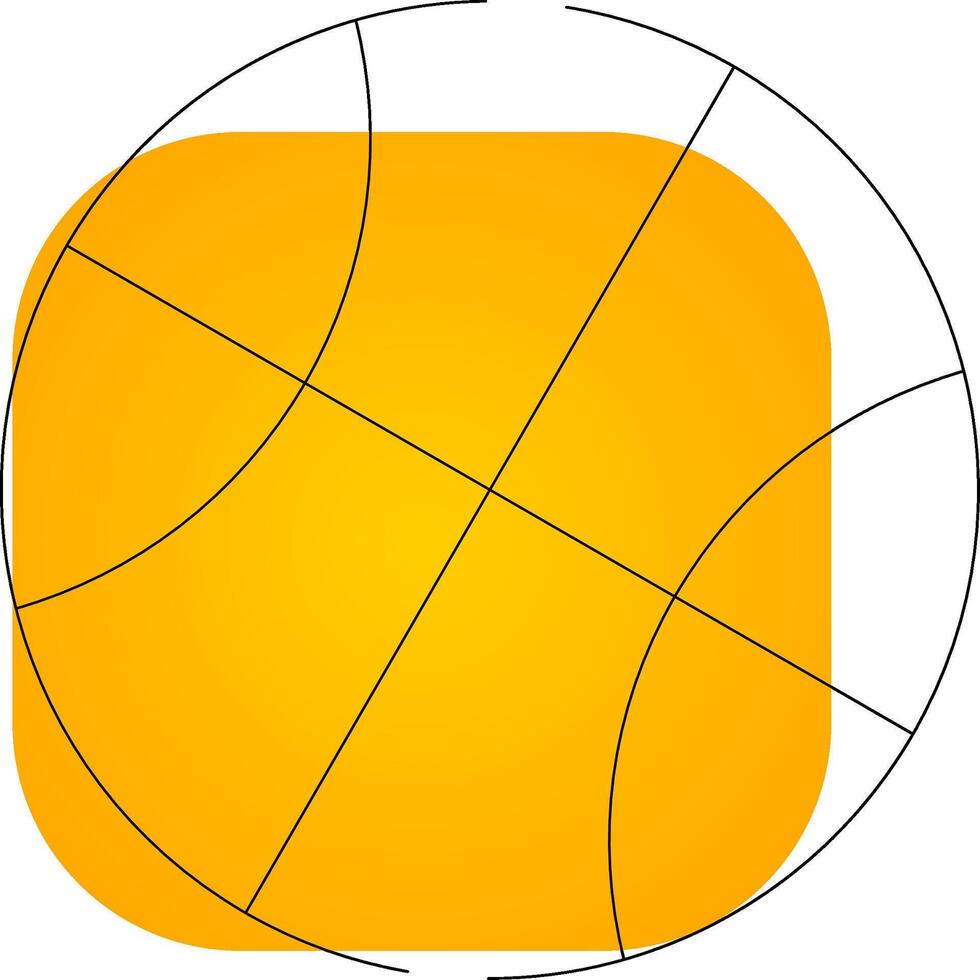 Basketball kreatives Icon-Design vektor