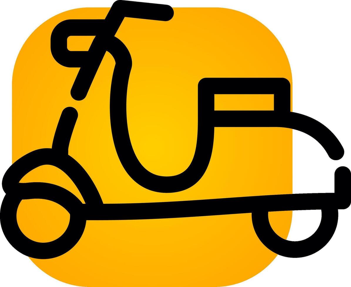 Scooter kreatives Icon-Design vektor