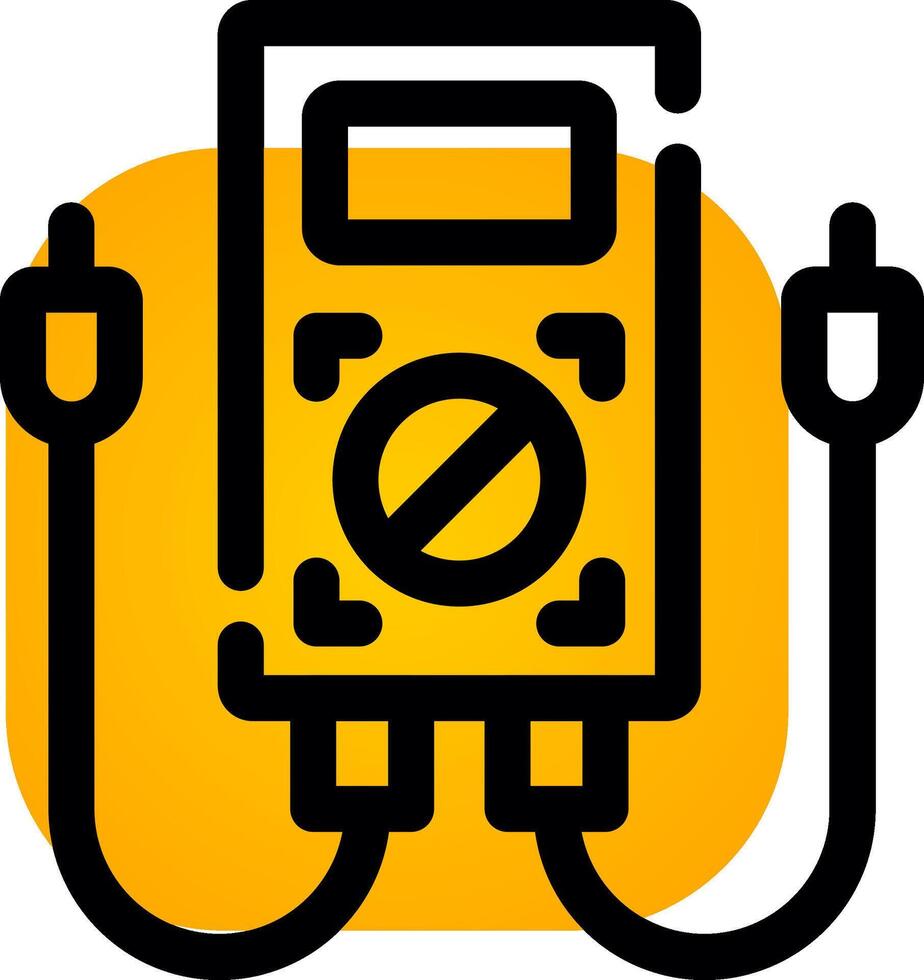 Multimeter kreatives Icon-Design vektor