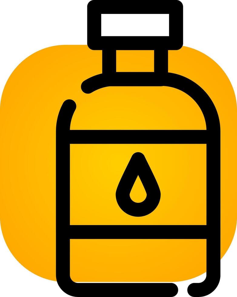 Wasserflasche kreatives Icon-Design vektor