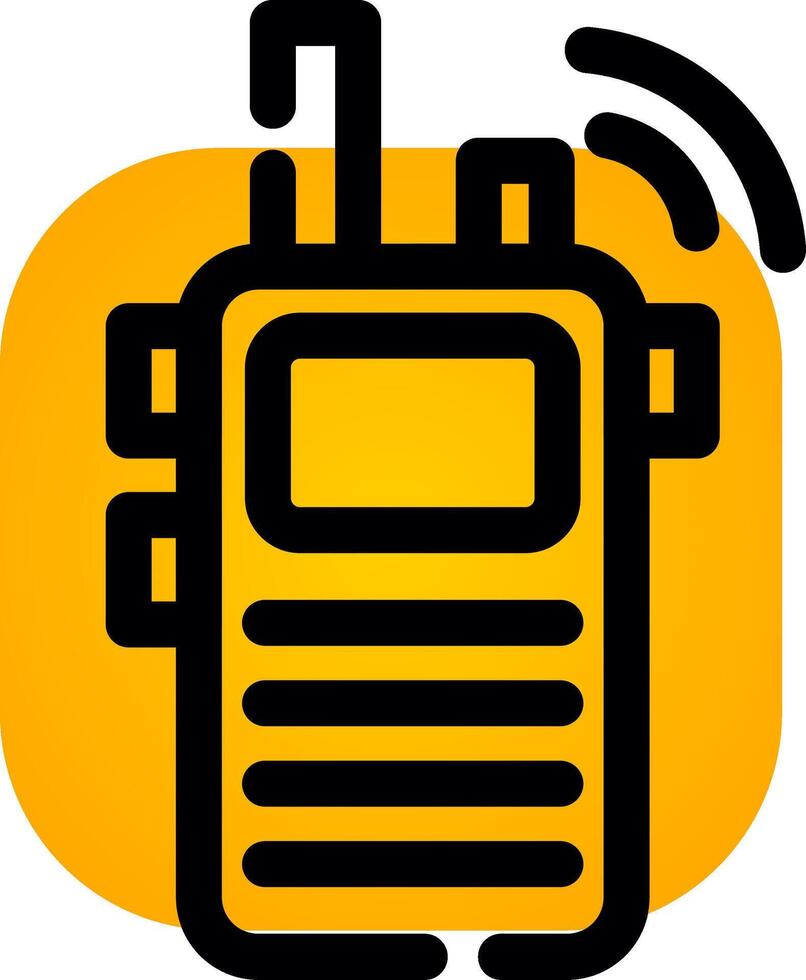 Walkie-Talkies kreatives Icon-Design vektor