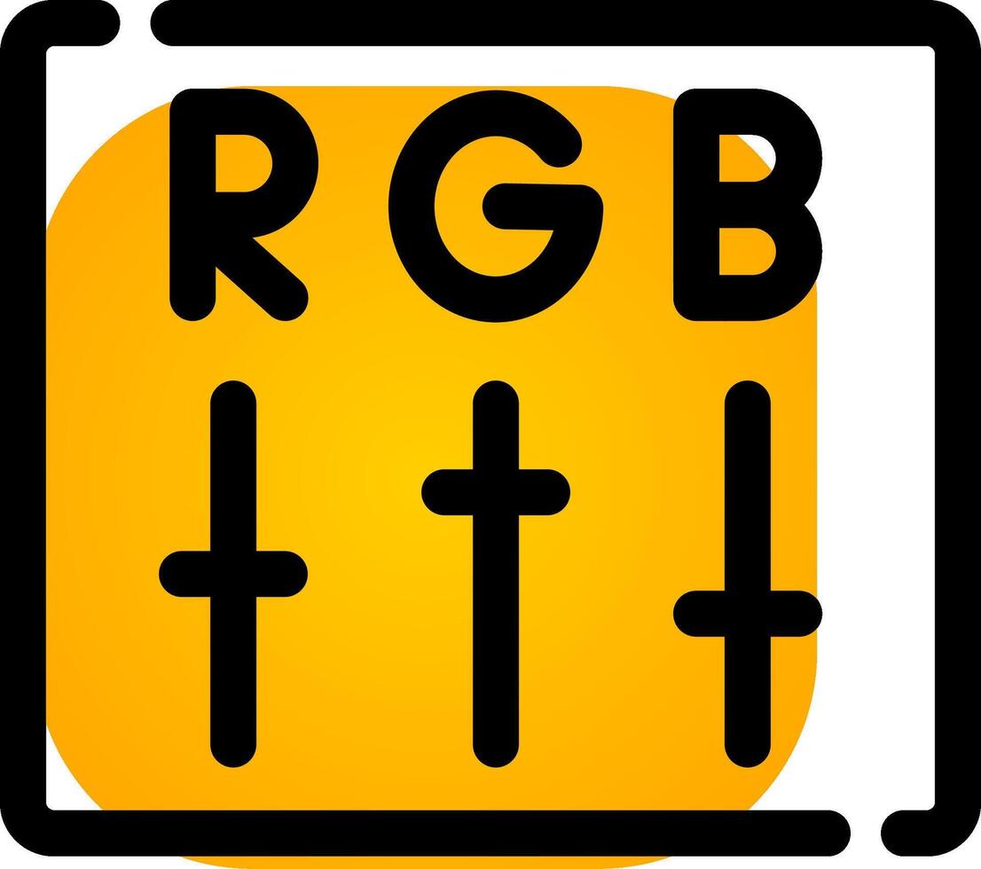 RGB-kreatives Icon-Design vektor