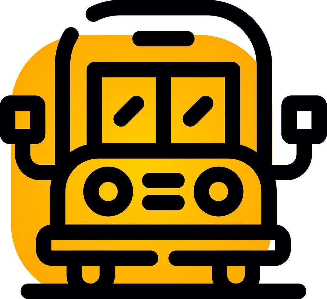 Bus kreatives Icon-Design vektor