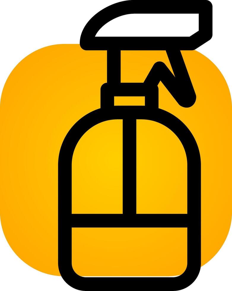 Sprühflasche kreatives Icon-Design vektor