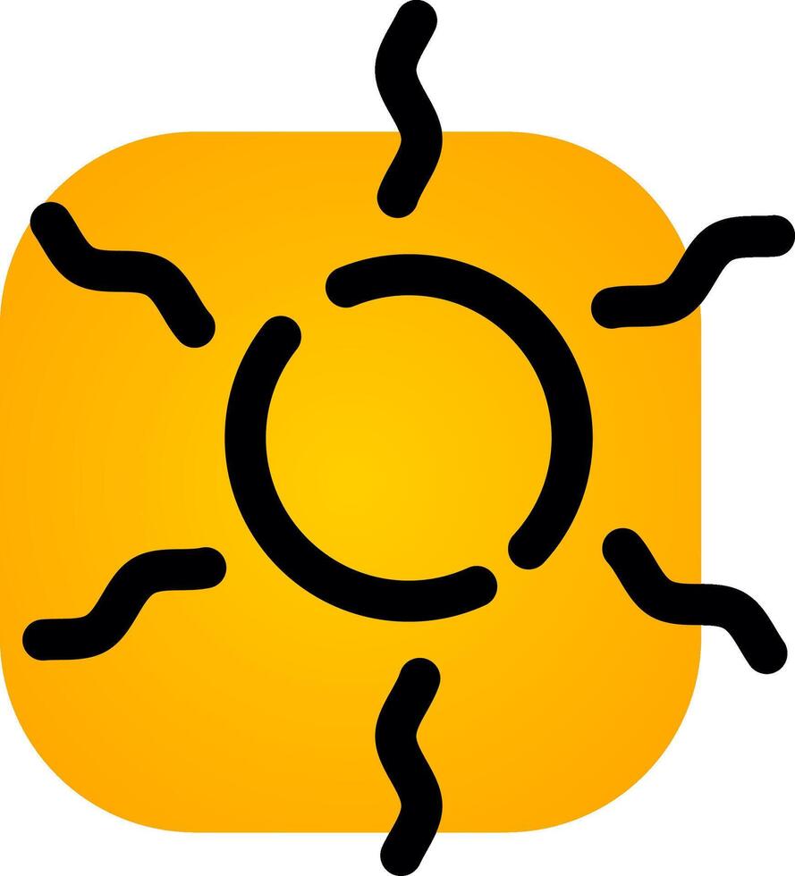 Sonne kreatives Icon-Design vektor