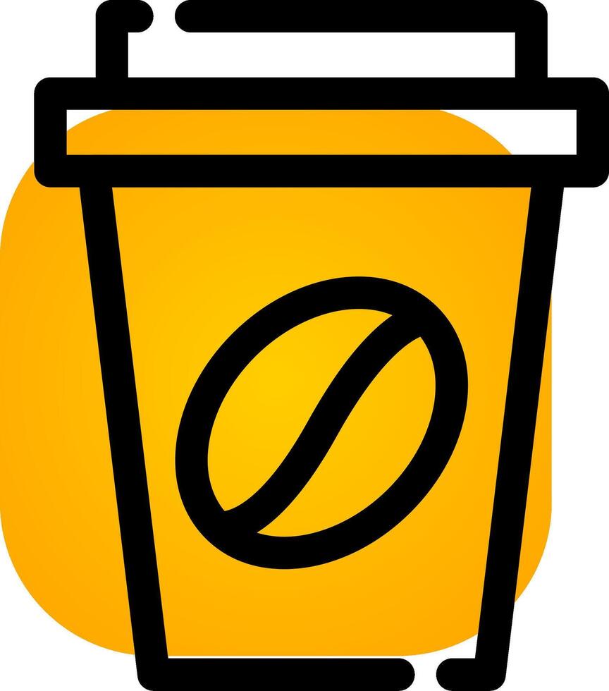 Kaffee kreatives Icon-Design vektor