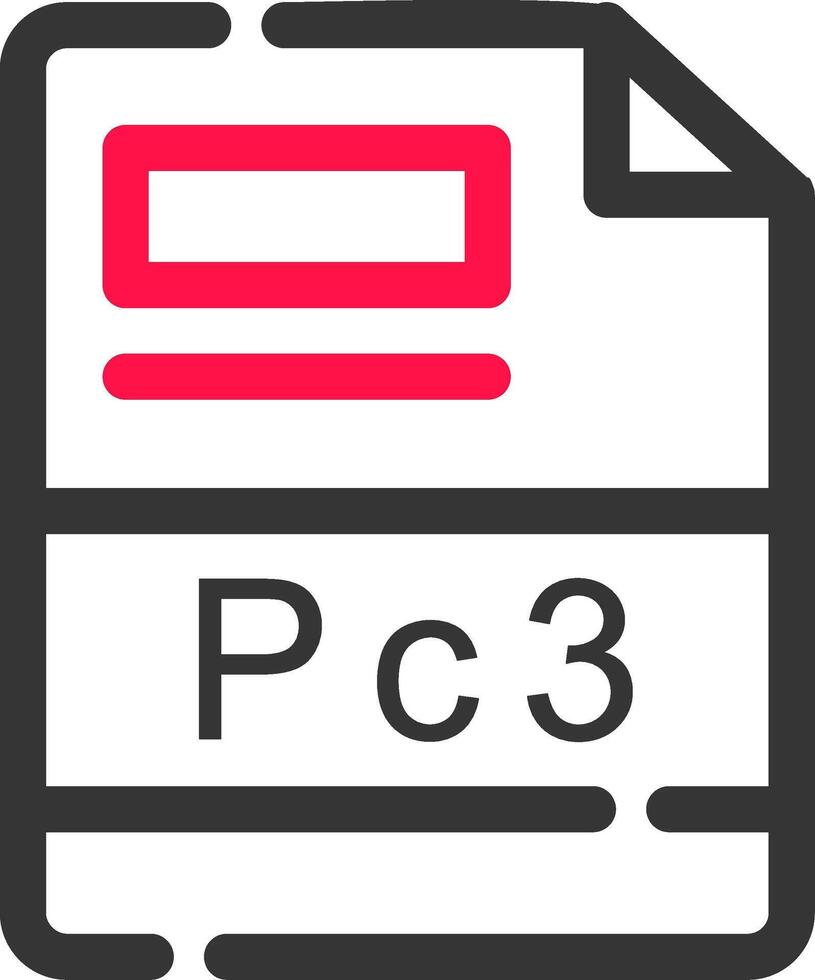 pc3 kreativ ikon design vektor