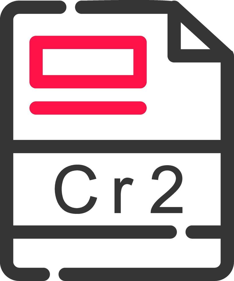 cr2 kreativ Symbol Design vektor