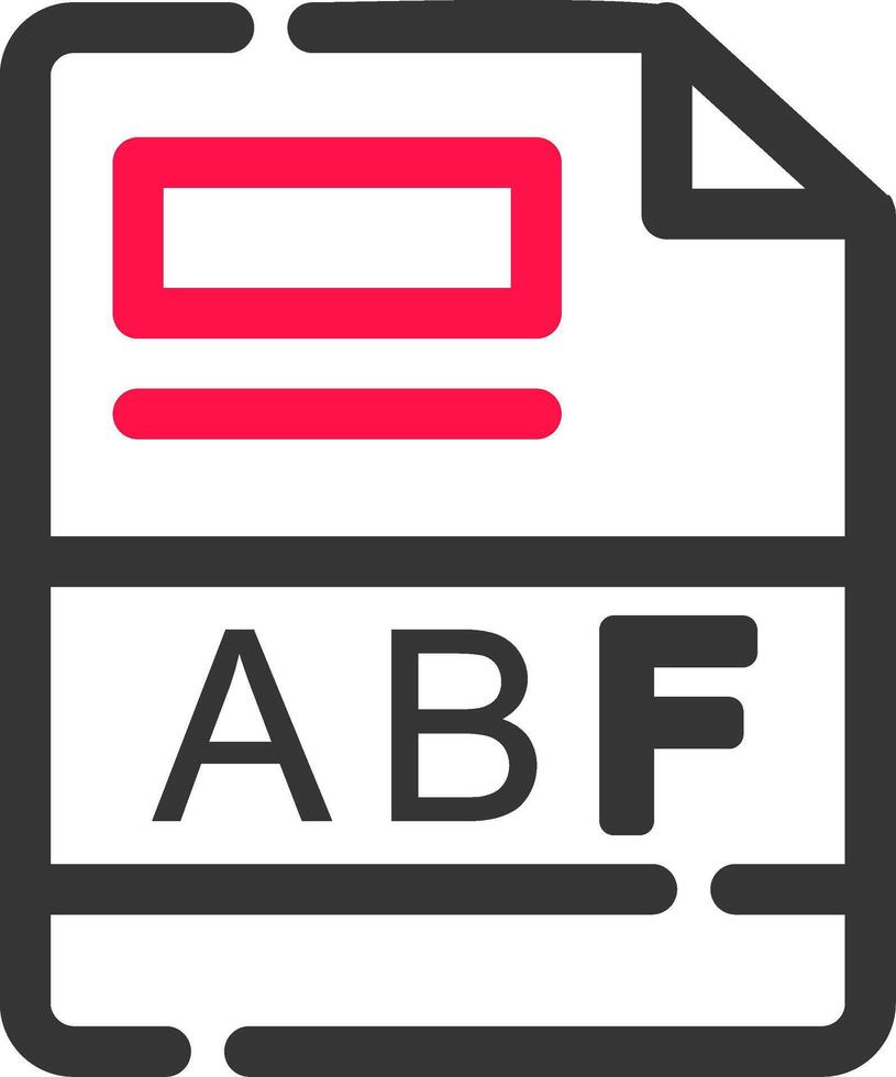 abf kreativ Symbol Design vektor