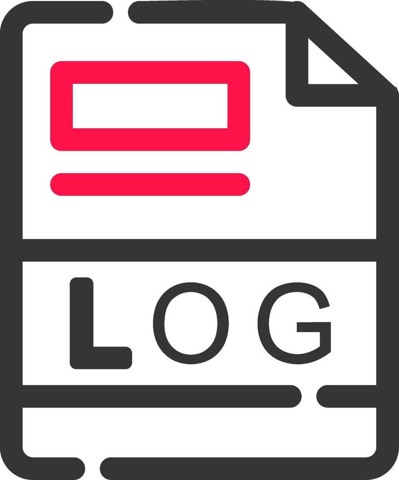 Log kreatives Icon-Design vektor