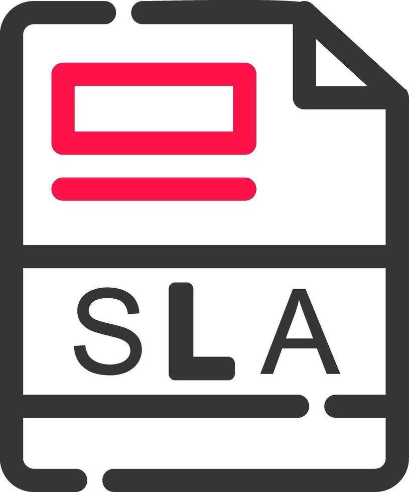 sla kreativ ikon design vektor