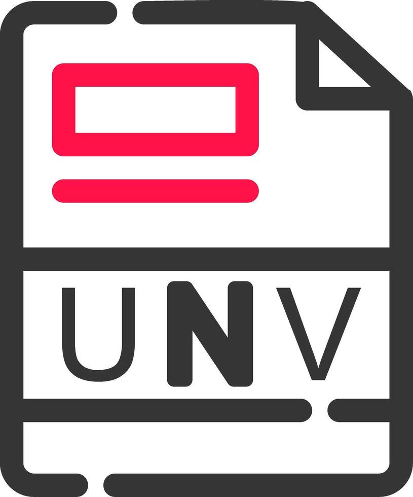 unv kreativ Symbol Design vektor