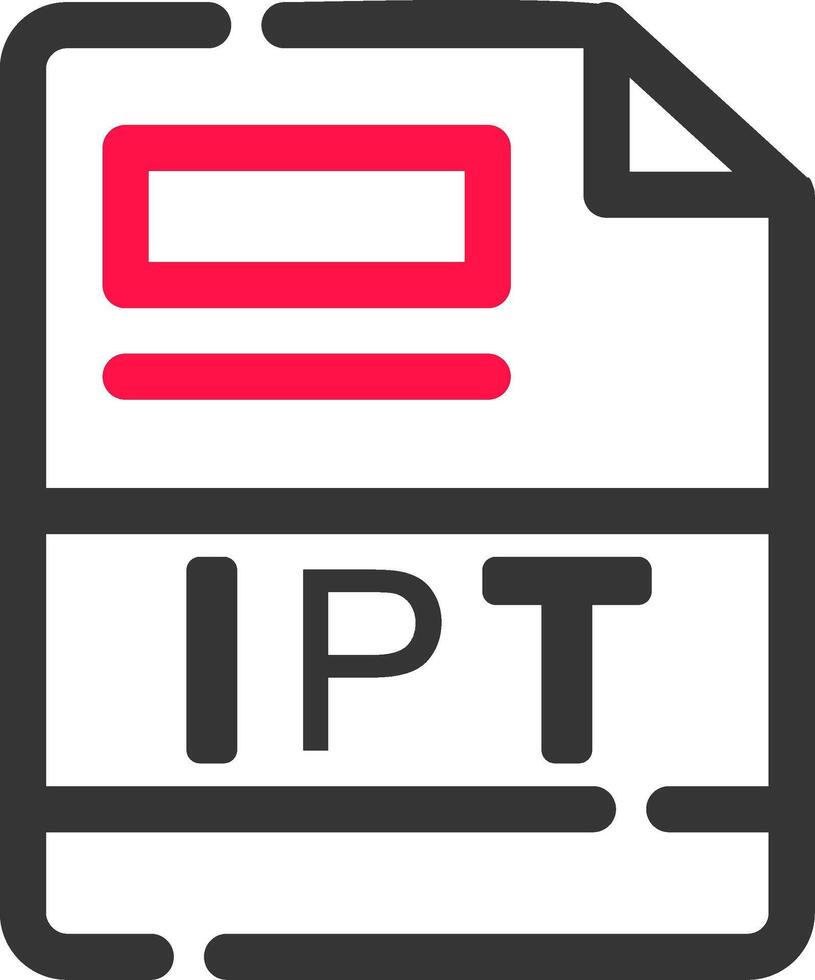 ipt kreativ ikon design vektor