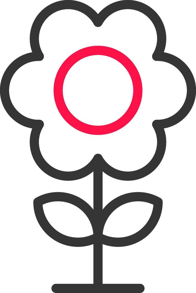 kreatives Icon-Design mit Blumen vektor