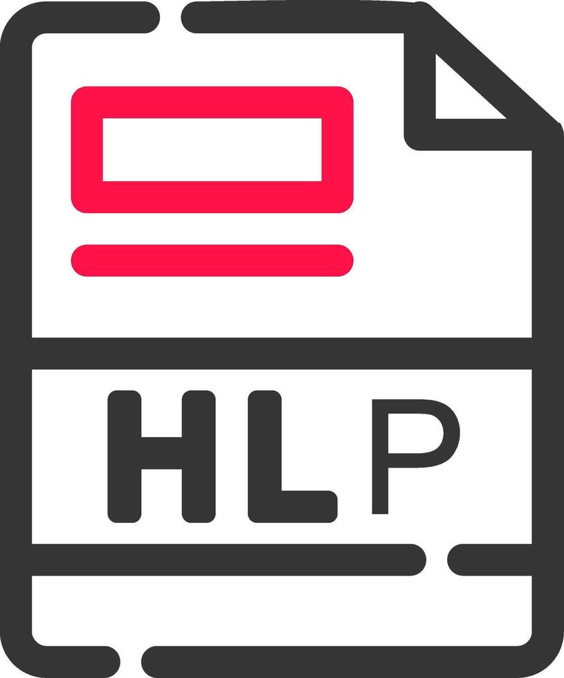 hlp kreativ ikon design vektor