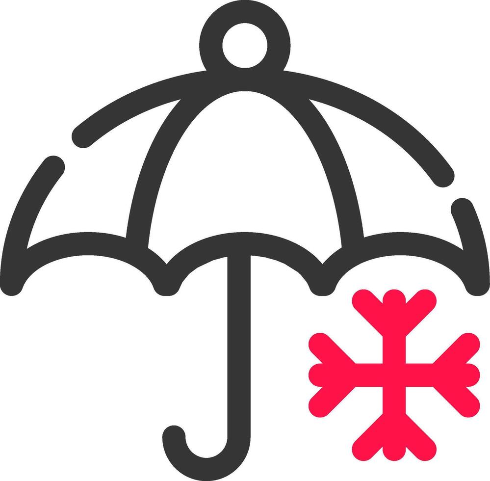 Regenschirm kreatives Icon-Design vektor