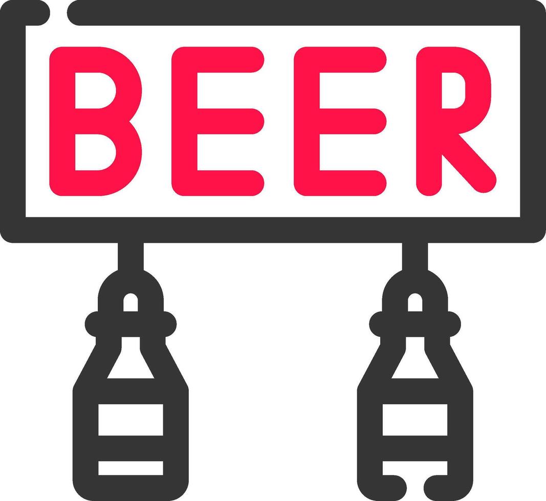 Biere kreativ Symbol Design vektor