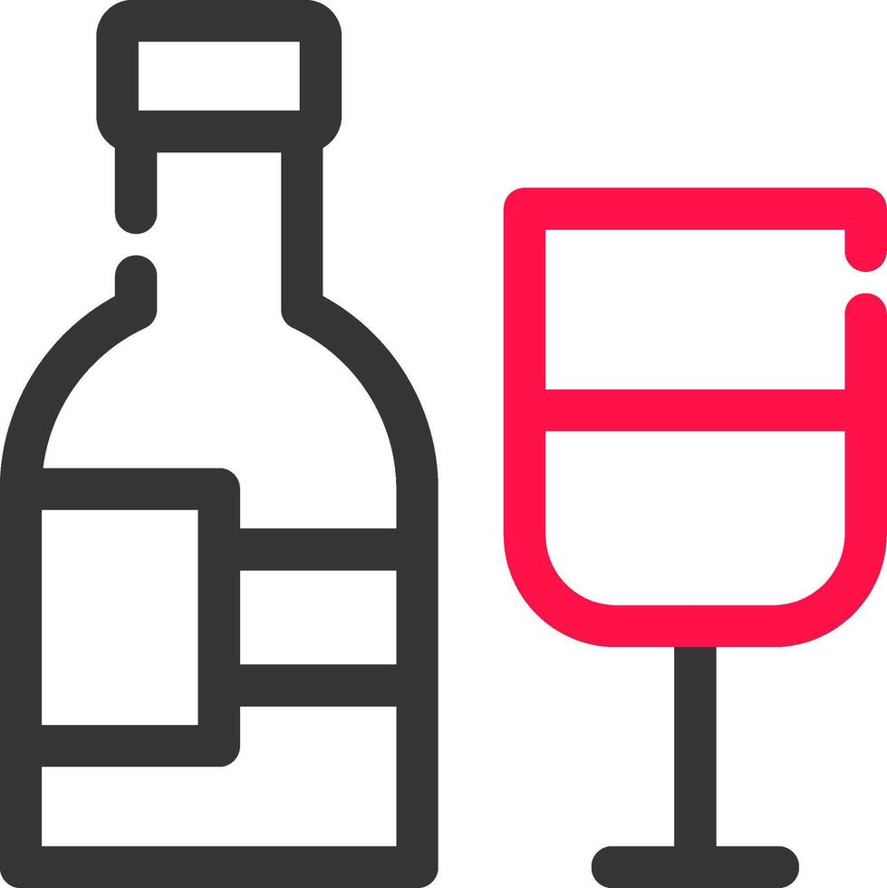 Wein kreatives Icon-Design vektor