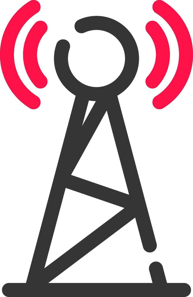 Radio Übertragung kreativ Symbol Design vektor