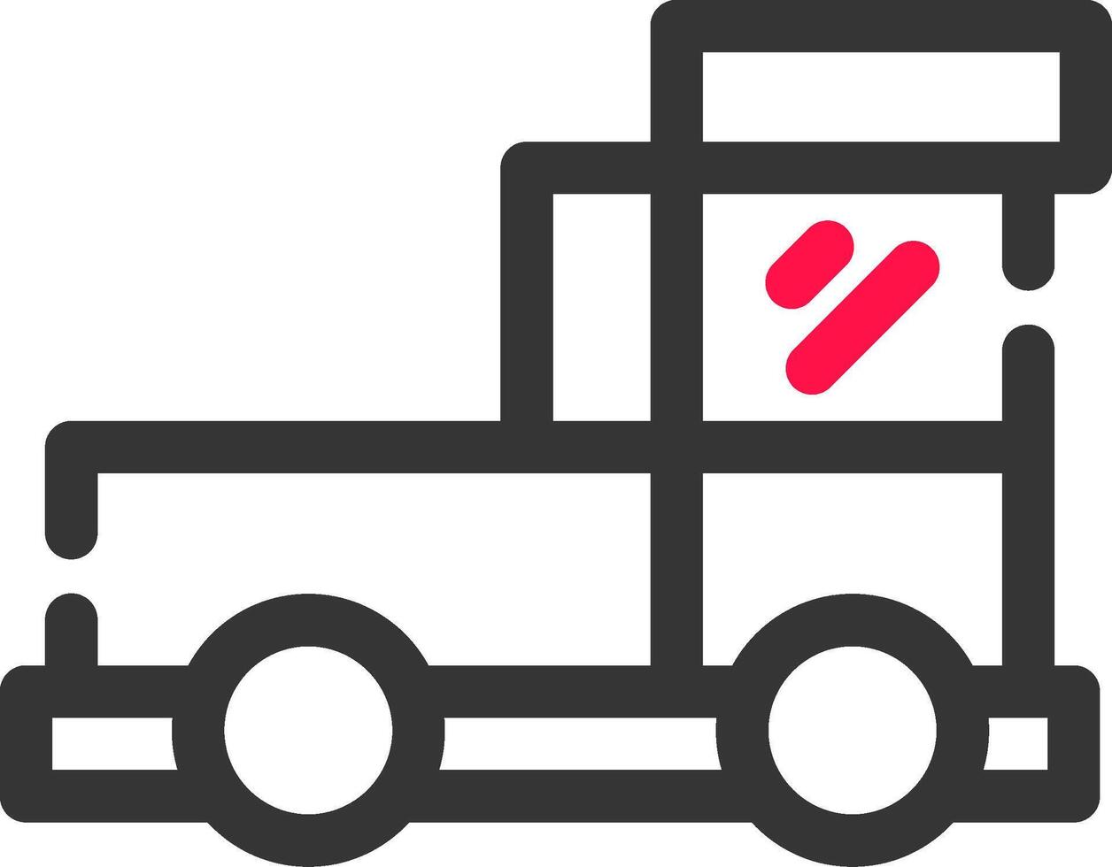 abholen LKW kreativ Symbol Design vektor