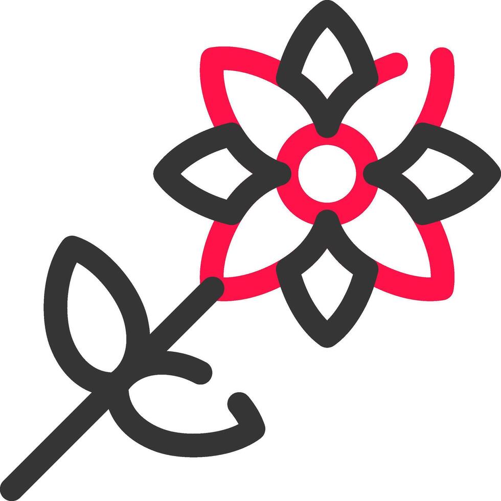 kreatives Icon-Design mit Blumen vektor