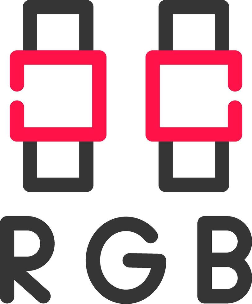 RGB-kreatives Icon-Design vektor