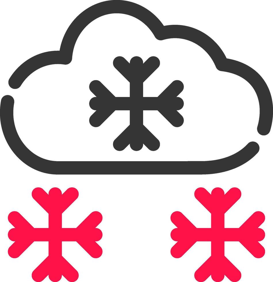 snöig kreativ ikon design vektor