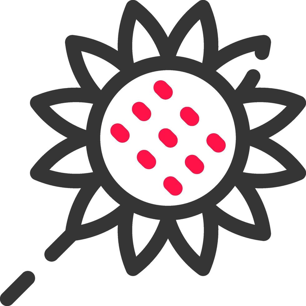 Sonnenblume kreatives Icon-Design vektor