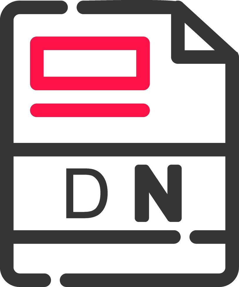 dn kreativ Symbol Design vektor