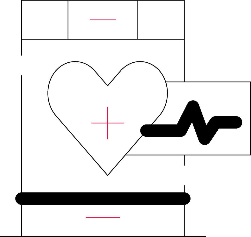 medicinsk enheter kreativ ikon design vektor