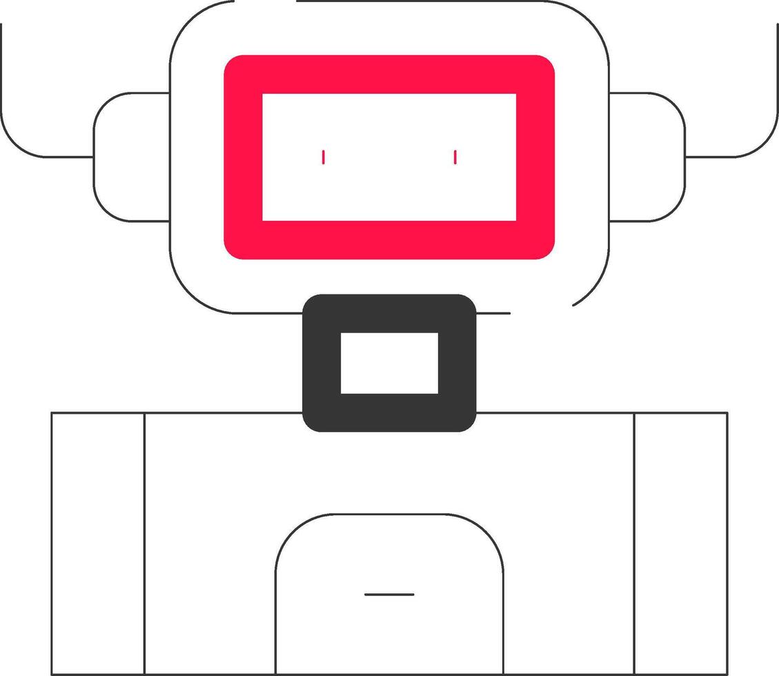 industriell robot kreativ ikon design vektor