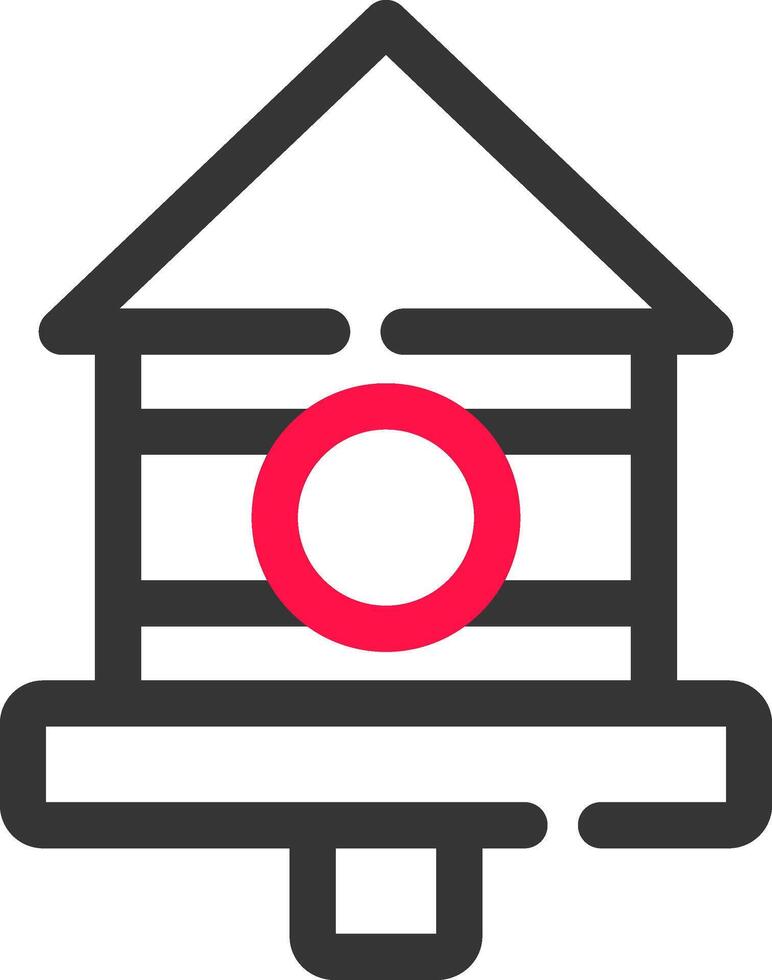 Birdhouse kreatives Icon-Design vektor