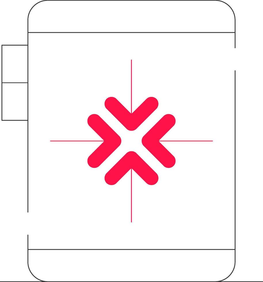 Konvergenz kreativ Symbol Design vektor