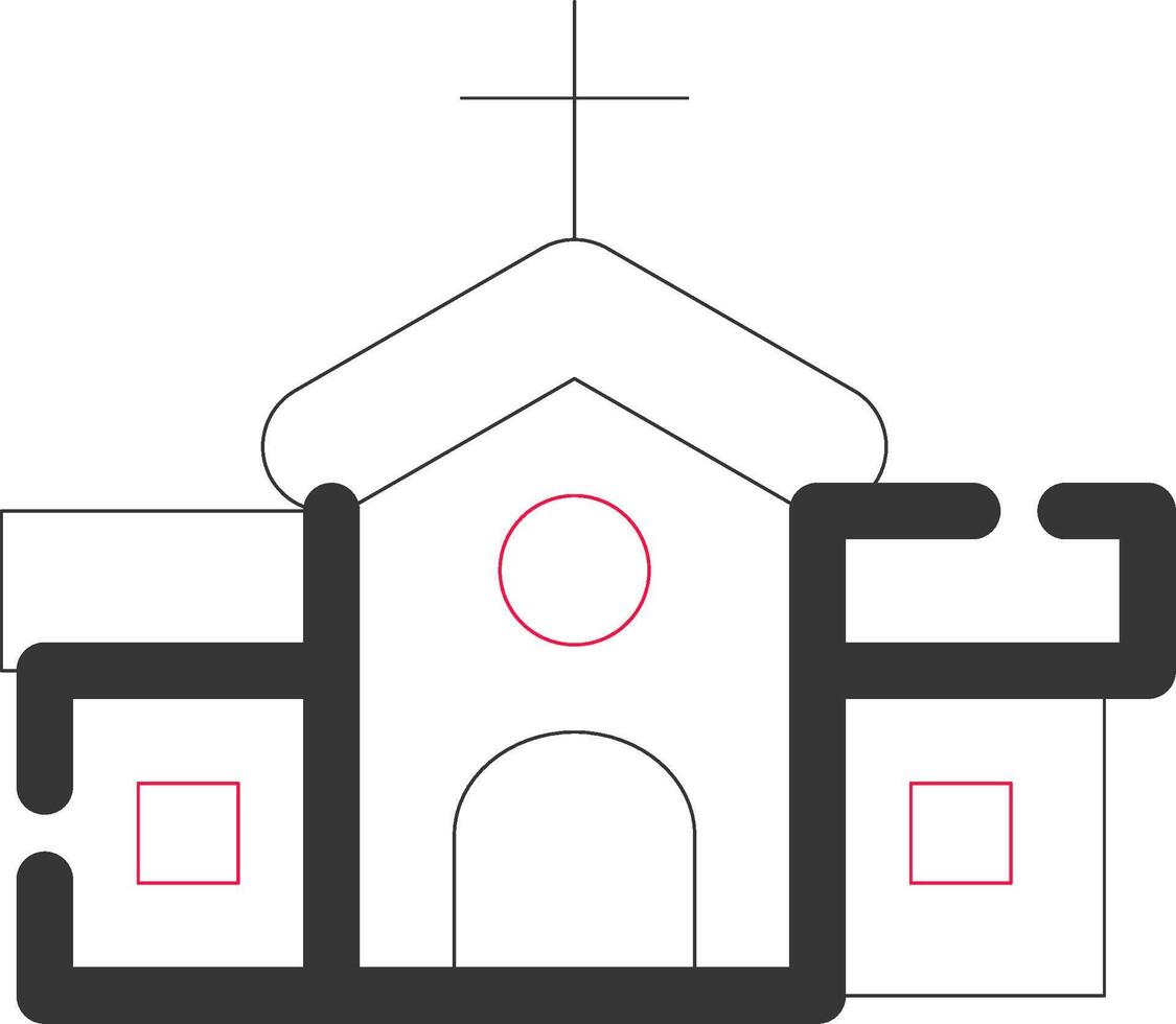 Kapelle kreativ Symbol Design vektor