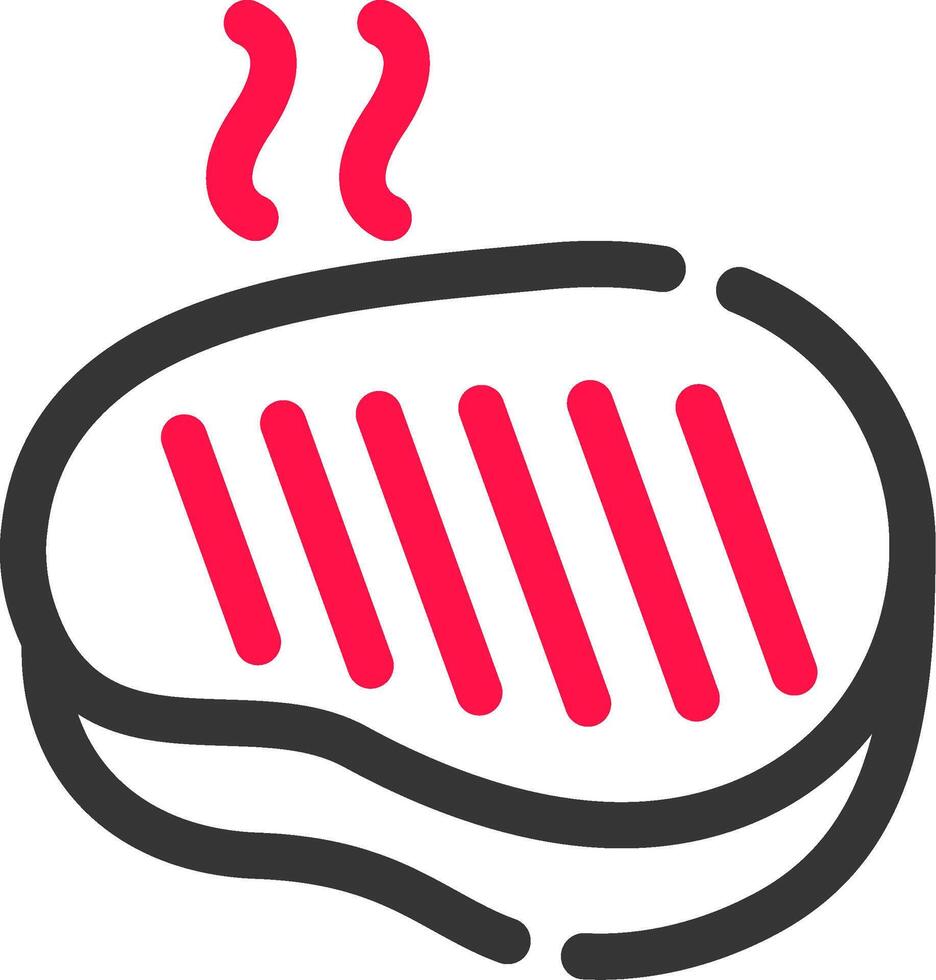 Steak kreatives Icon-Design vektor