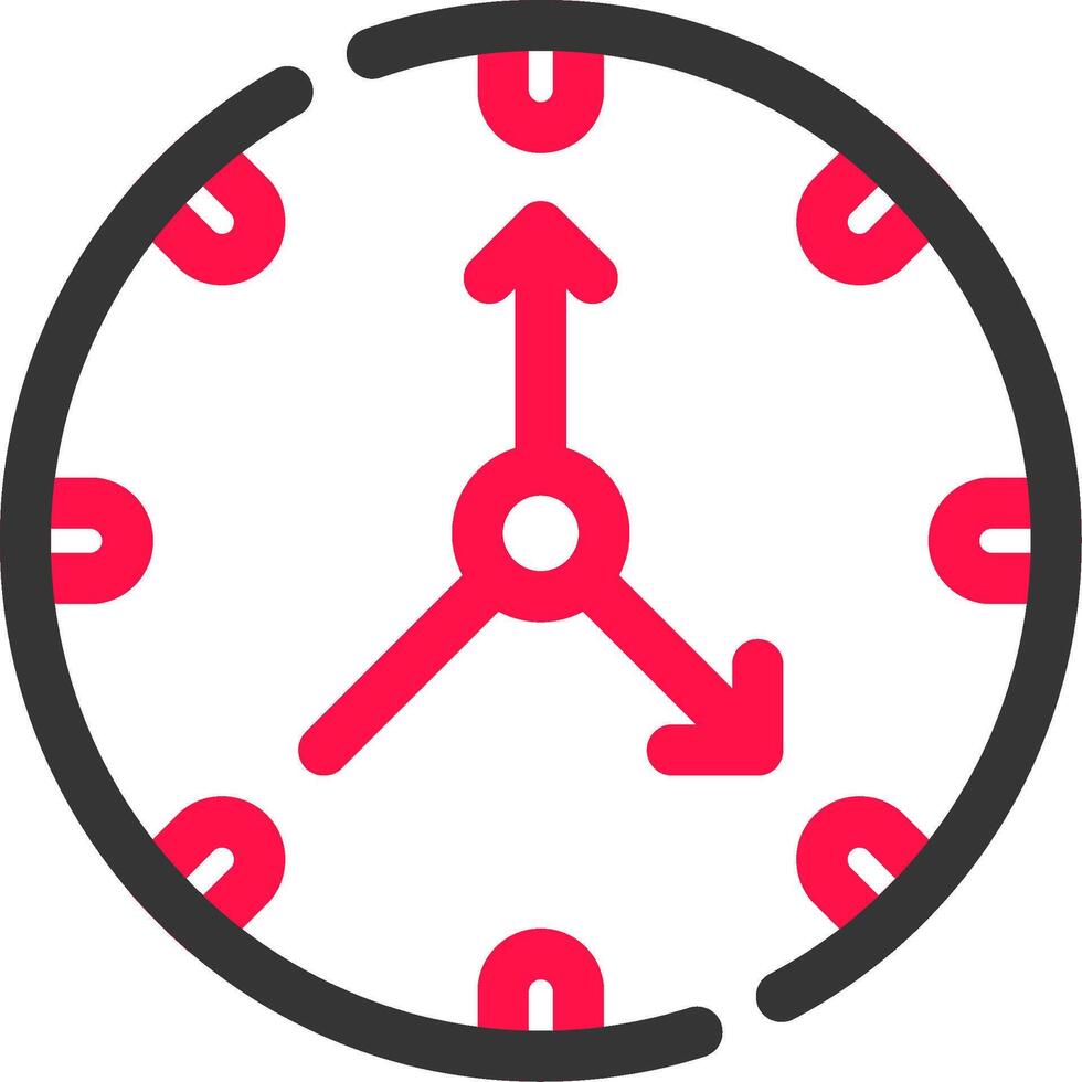 Uhr kreatives Icon-Design vektor