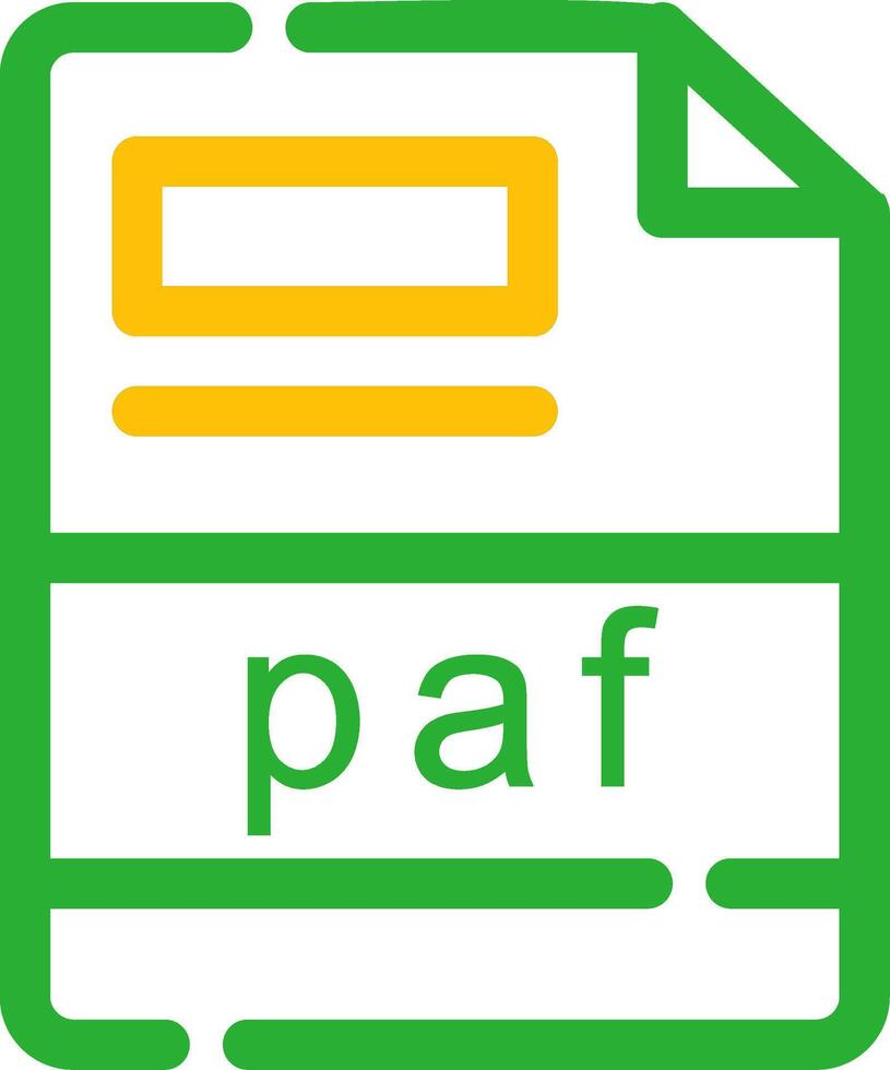 paf kreativ Symbol Design vektor