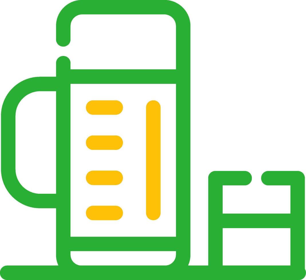 Thermos kreatives Icon-Design vektor