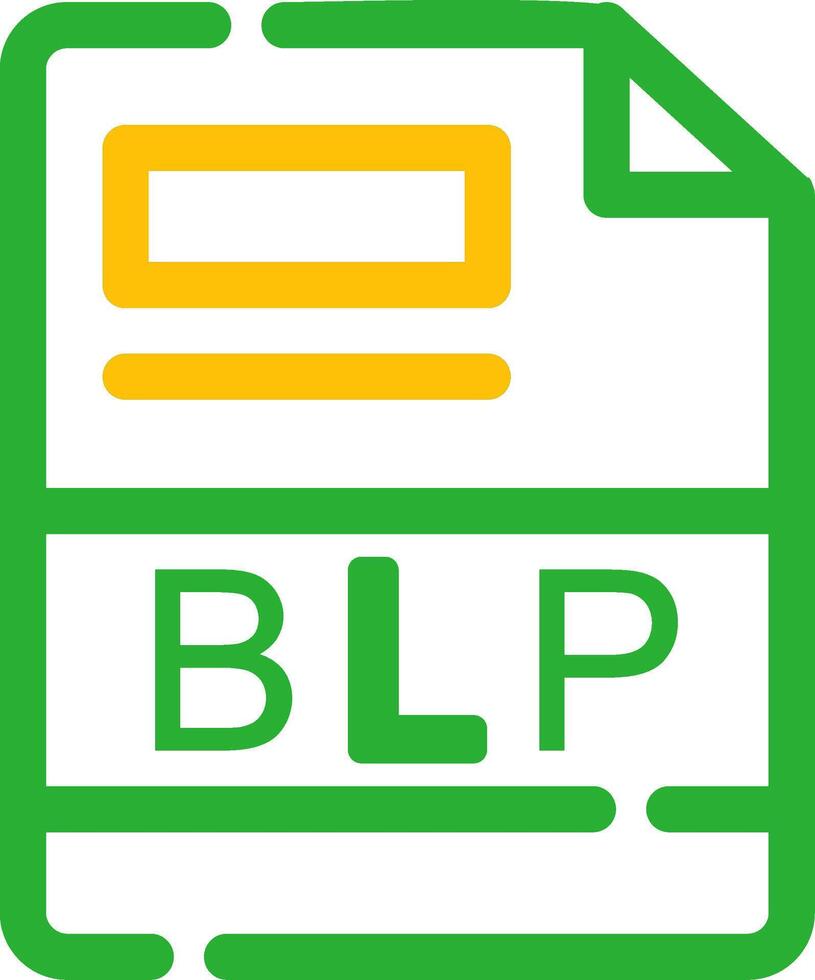 blp kreativ Symbol Design vektor